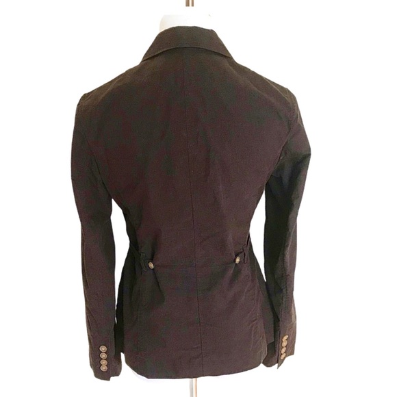 Talbots Brown Cotton Jacket Size 4 - Picture 4 of 10